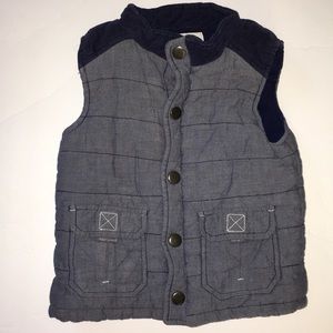 Genuine Kids Boys Blue Corduroy Vest 4T